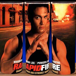 Rapid Fire - Brandon Lee 90s Movie Cup Mug Tumbler